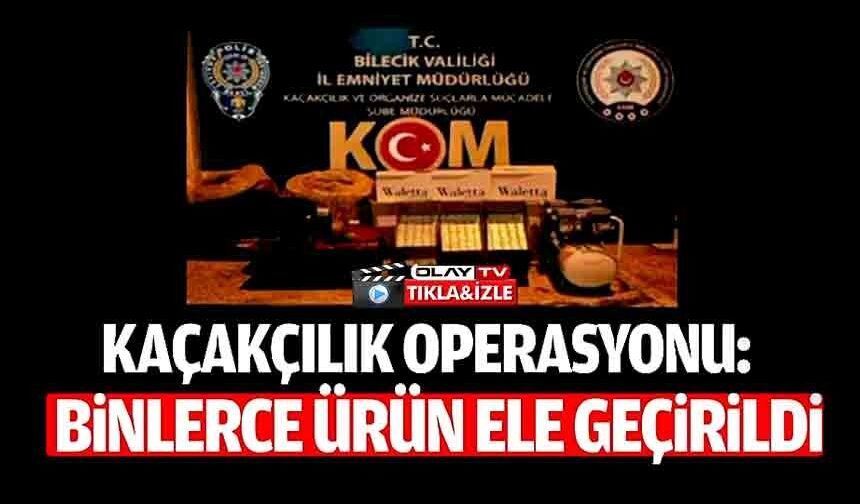 156 BİN ADET MAKARON ELE GEÇİRİLDİ