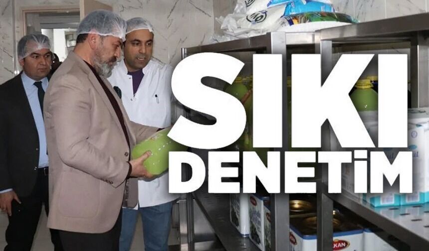 YEMEKHANE VE AMBAR DENETİMİ GERÇEKLEŞTİRİLDİ