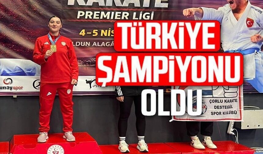 BİLECİKLİ SPORCU TÜRKİYE ŞAMPİYONU OLDU