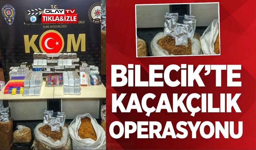 KAÇAK TÜTÜN VE SİGARA OPERASYONUNDA 1 ŞÜPHELİ YAKALANDI