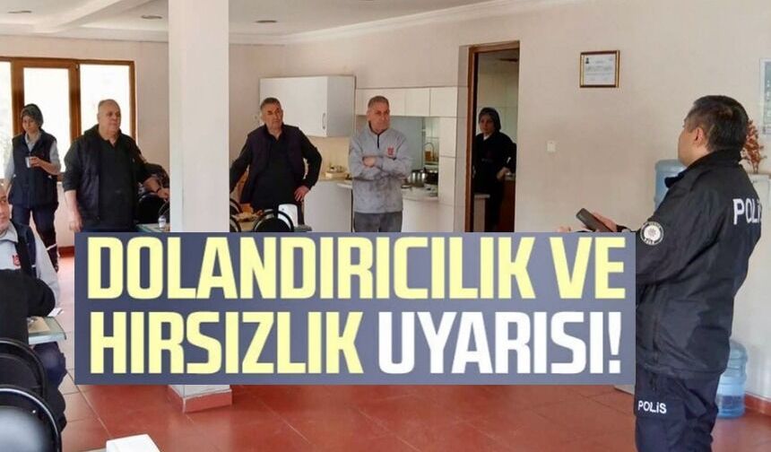 ESNAFA DOLANDIRICILIK VE HIRSIZLIK UYARISI