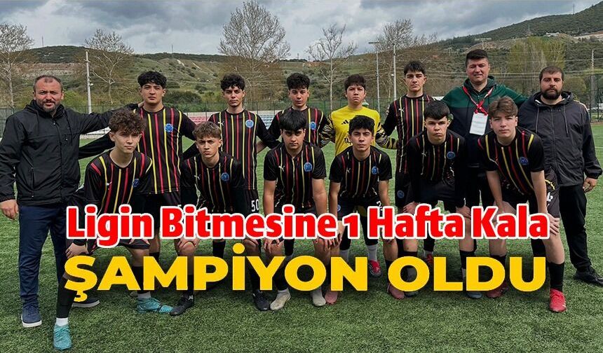 LİGİN BİTMESİNE 1 HAFTA KALA ŞAMPİYONLUĞUNU İLAN ETTİ