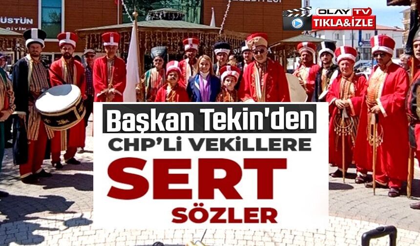 AK PARTİ'Lİ BELEDİYEDEN CHP'Lİ VEKİLLERE MEHTERLİ GÖNDERME
