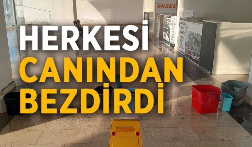 ŞEHİRLERARASI OTOBÜS TERMİNALİ HEM VATANDAŞLARI HEM DE ESNAFI CANINDAN BEZDİRDİ