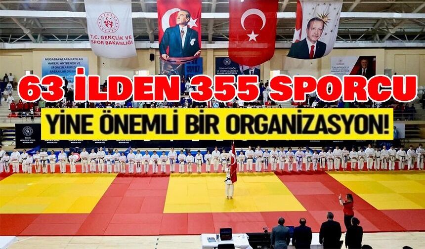 63 İLDEN 355 SPORCU JUDO ŞAMPİYONASI İÇİN BİLECİK'TE MÜCADELE EDİYOR