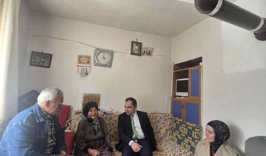 KAYMAKAM UÇAR HANE GÖRÜŞMELERİNDE BULUNDU
