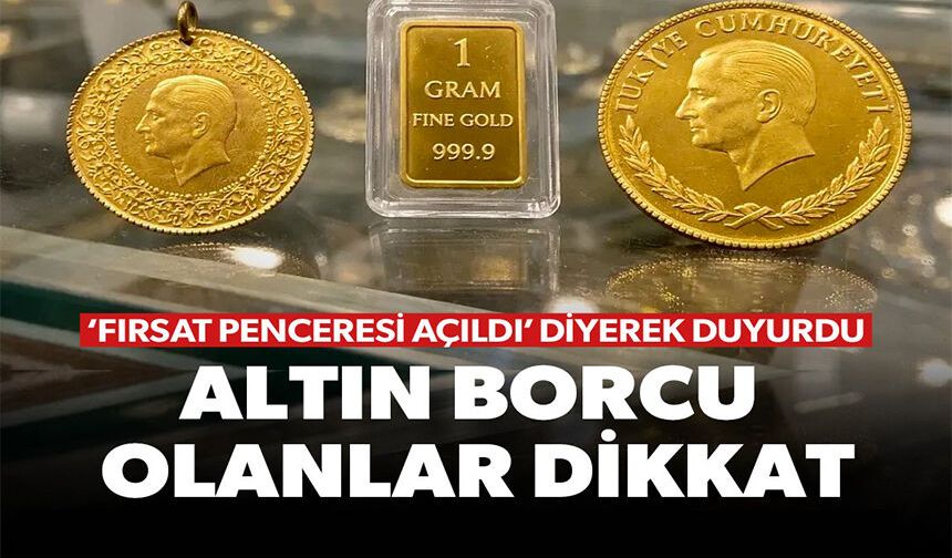 ALTIN BORCU OLANLAR DİKKAT