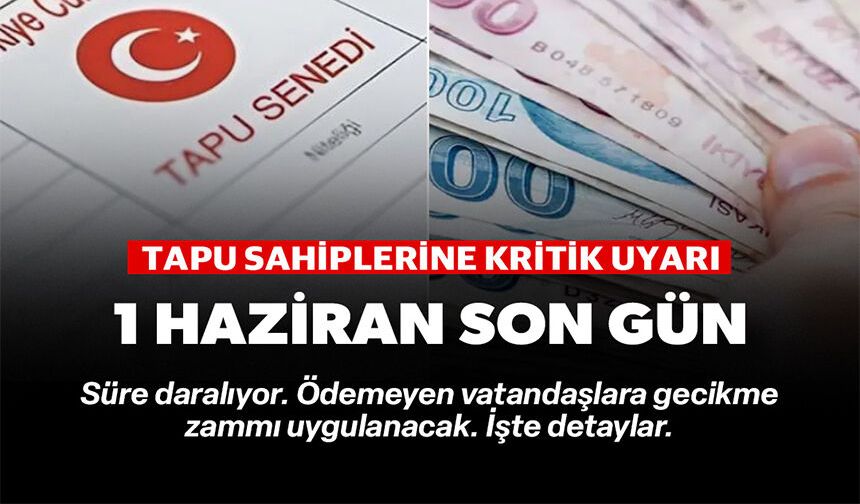 1 HAZİRAN SON GÜN