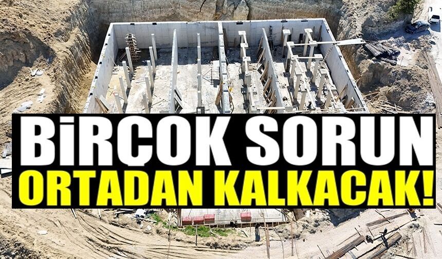 BEŞ BİN TONLUK İÇME SUYU DEPOSUNDA SONA GELİNİYOR
