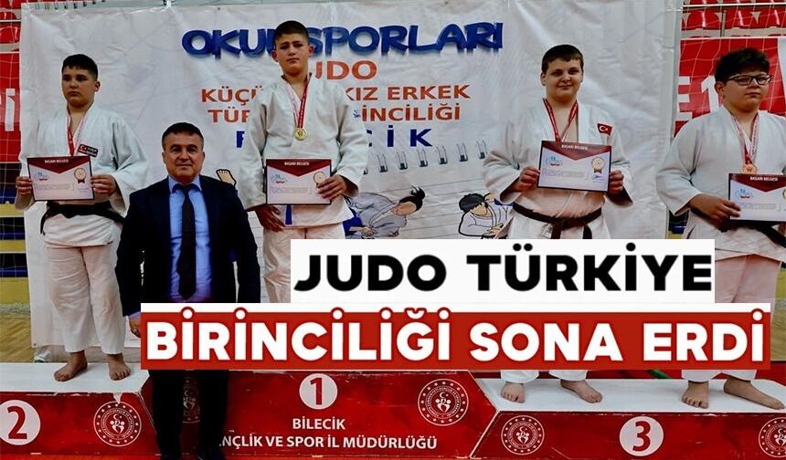 JUDO KÜÇÜKLER TÜRKİYE BİRİNCİLİĞİ TAMAMLANDI