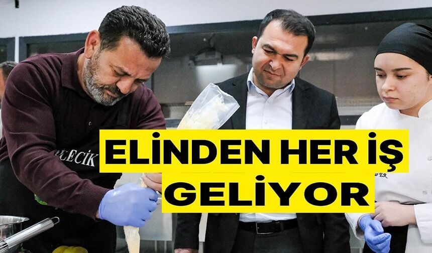 ÖZEL İHTİYAÇLI BİREYLER PASTA VE TATLI YAPTI