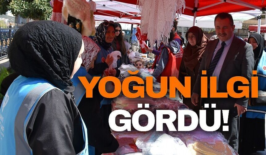 ‘İKİ İNSAN BİR HAYAT: AİLE' TEMALI ‘HAYIR ÇARŞISI' AÇILDI