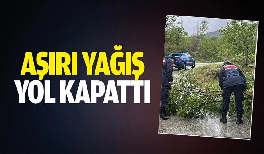 AŞIRI YAĞIŞ ULAŞIMI DA OLUMSUZ ETKİLİYOR