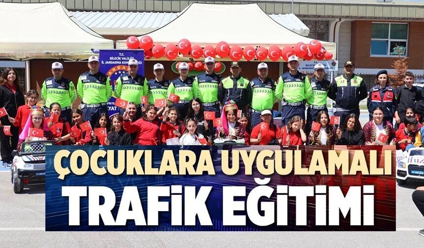 75 ÖĞRENCİ TRAFİK PARKINDA KURALLARI UYGULAMALI ÖĞRENDİ