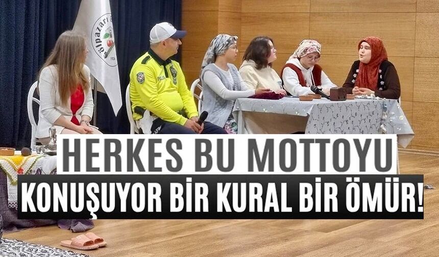 TRAFİKTE HAYAT KURTARAN KURALLAR ANLATILDI