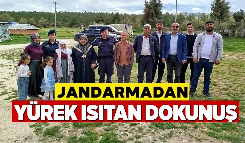 JANDARMADAN ŞEHİT VE FEDAKAR ANNELERE YÜREK ISITAN DOKUNUŞ