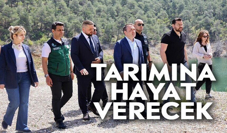 VALİ SÖZER SOĞUCAKPINAR BARAJI'NDA İNCELEMELERDE BULUNDU