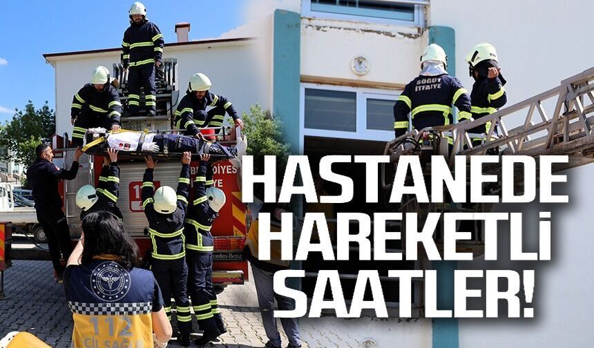 HASTANE TAHLİYE TATBİKATI