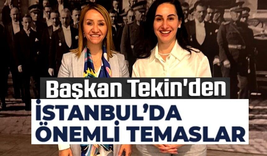 BAŞKAN ZEKİYE TEKİN'DEN İSTANBUL'DA ÖNEMLİ TEMAS