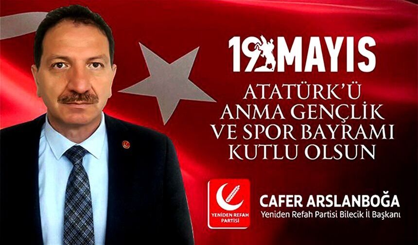 19 MAYIS ATATÜRK'Ü ANMA GENÇLİK VE SPOR BAYRAMI KUTLU OLSUN
