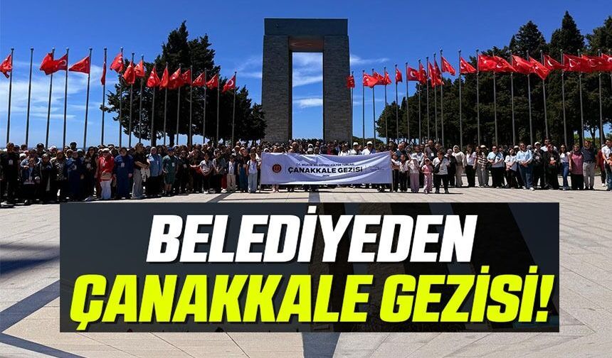 300 KİŞİ ÇANAKKALE GEZİSİ KATILDI