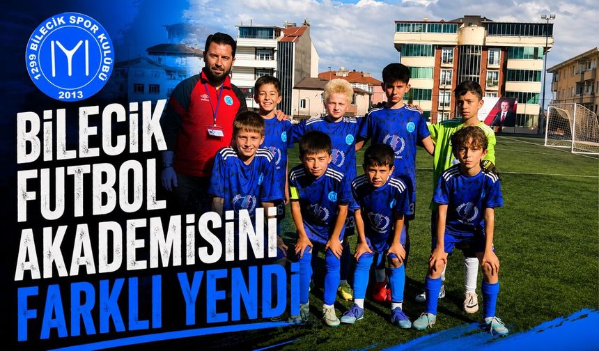 BİLECİK U11 GENÇLER LİGİ'NDE 1299 BİLECİKSPOR KULÜBÜ, BFA'YI FARKLI YENDİ