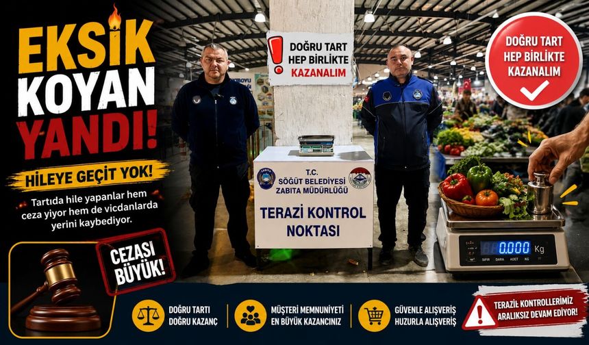 TERAZİ KONTROL NOKTASI HİZMETİ BAŞLADI