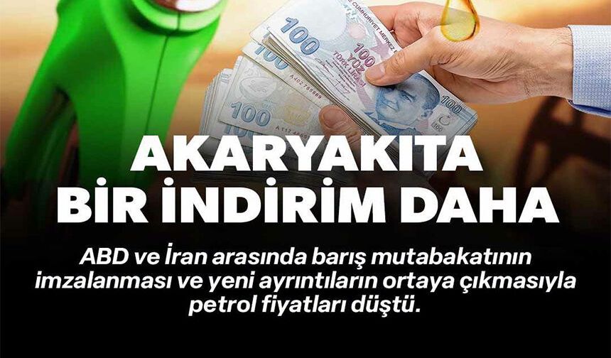 AKARYAKITA BİR İNDİRİM DAHA