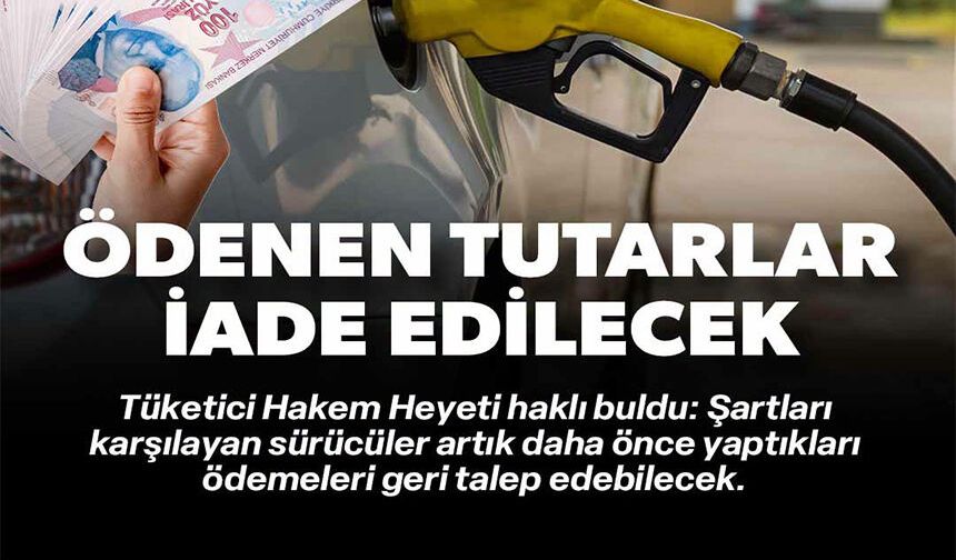 ÖDENEN TUTARLAR İADE EDİLECEK