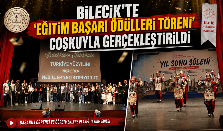‘EĞİTİM BAŞARI ÖDÜLLERİ TÖRENİ' COŞKUYLA GERÇEKLEŞTİRİLDİ