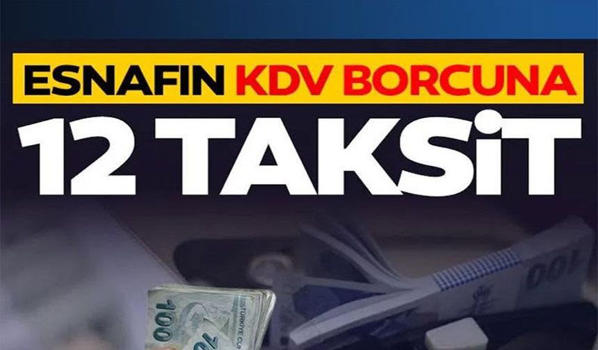 ESNAF VE VATANDAŞA NEFES ALDIRACAK ÇALIŞMA BİTTİ!