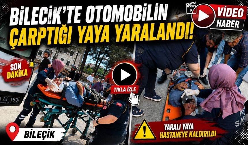 OTOMOBİLİN ÇARPTIĞI YAYA YARALANDI