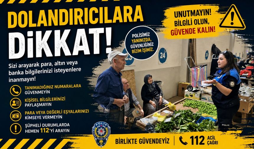 DOLANDIRICILIK UYARISI