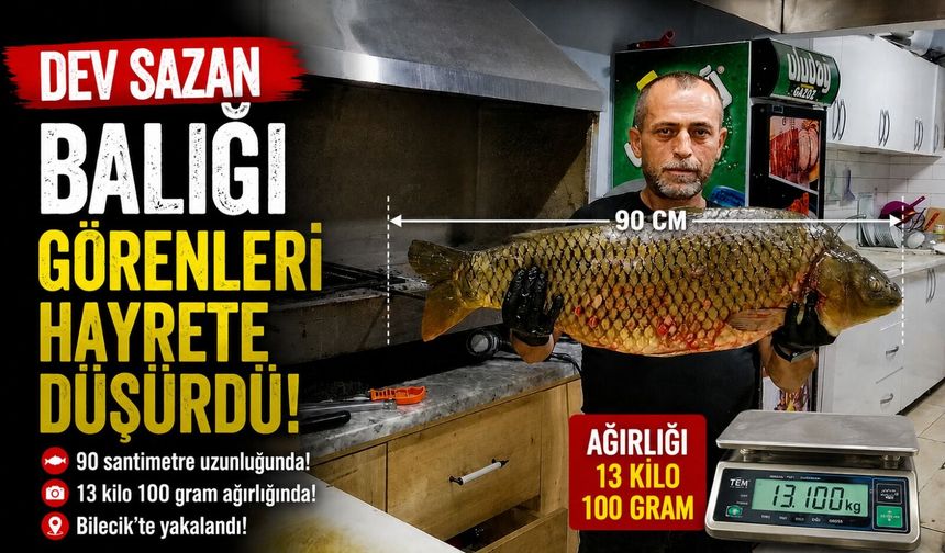 DEV SAZAN BALIĞI YAKALANDI