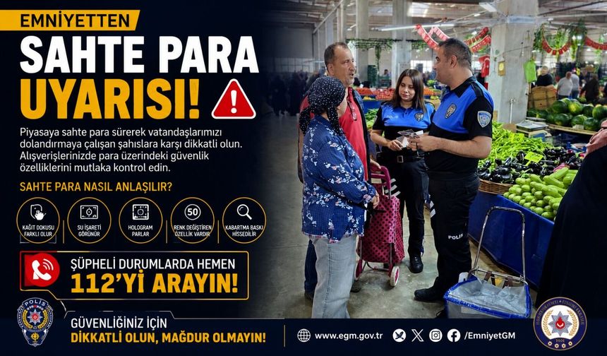 SAHTE PARA UYARISI