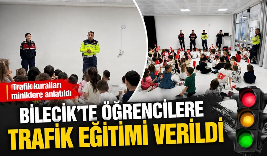 ÖĞRENCİLERE TRAFİK EĞİTİMİ VERİLDİ