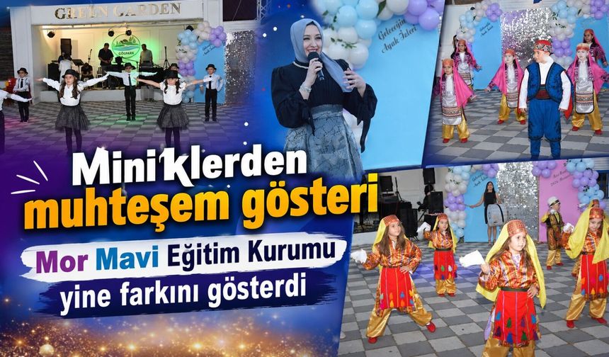 MİNİKLERDEN MUHTEŞEM GÖSTERİ