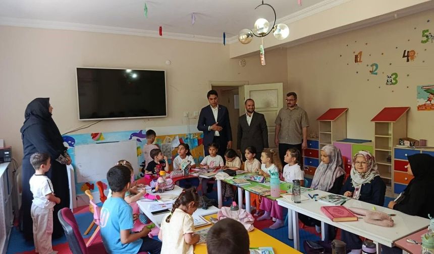 MERKEZ KUR'AN KURSU EĞİTİM FAALİYETLERİNİ YERİNDE İNCELENDİ