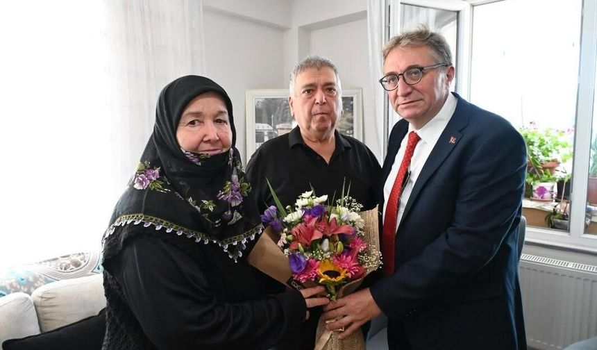 KAYMAKAM HELVACI'DAN GAZİ VE ŞEHİT AİLESİNE ZİYARET