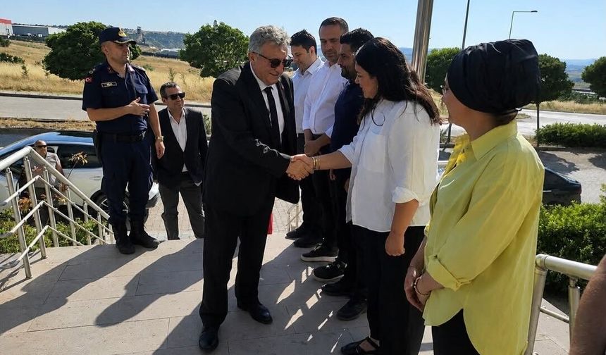 KAYMAKAM HELVACI, OSB BÖLGESİNDE İNCELEMEDE BULUNDU