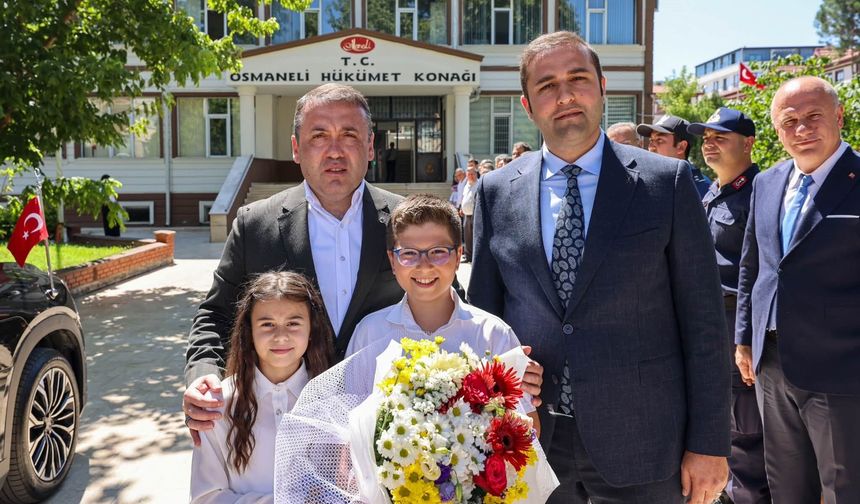 VALİ SÖZER, OSMANELİ'NDEKİ KAMU YATIRIMLARINI DEĞERLENDİRDİ