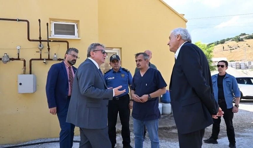 KAYMAKAM HELVACI'DAN HAYVAN BAKIMEVİNDE YERİNDE İNCELEME