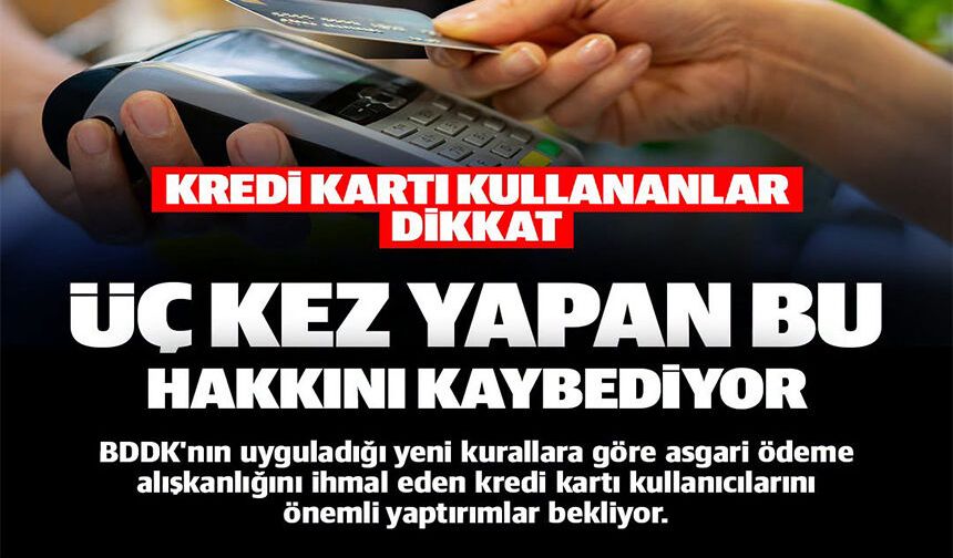 ÜÇ KEZ YAPAN BU HAKKINI KAYBEDİYOR