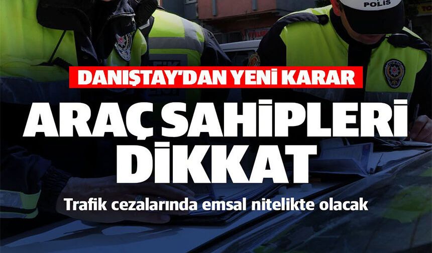 ARAÇ SAHİPLERİ DİKKAT