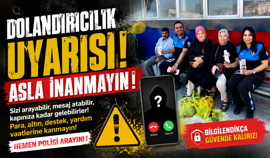 BİLECİK'TE DOLANDIRICILIK UYARISI
