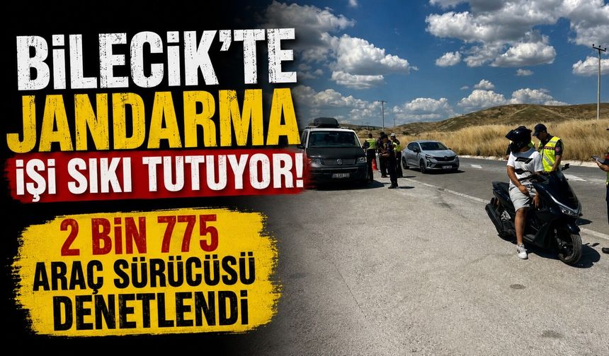 2 BİN 775 ARAÇ SÜRÜCÜSÜ DENETLENDİ