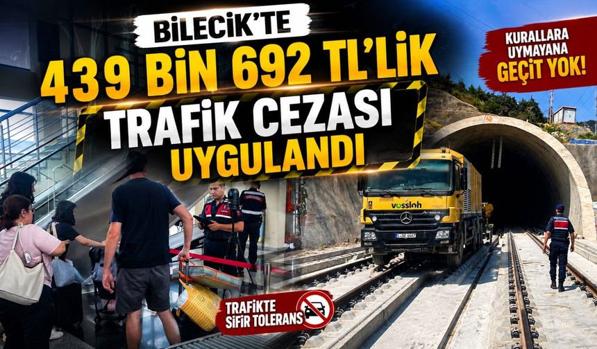 439 BİN 692 TL'LİK TRAFİK CEZASI UYGULANDI
