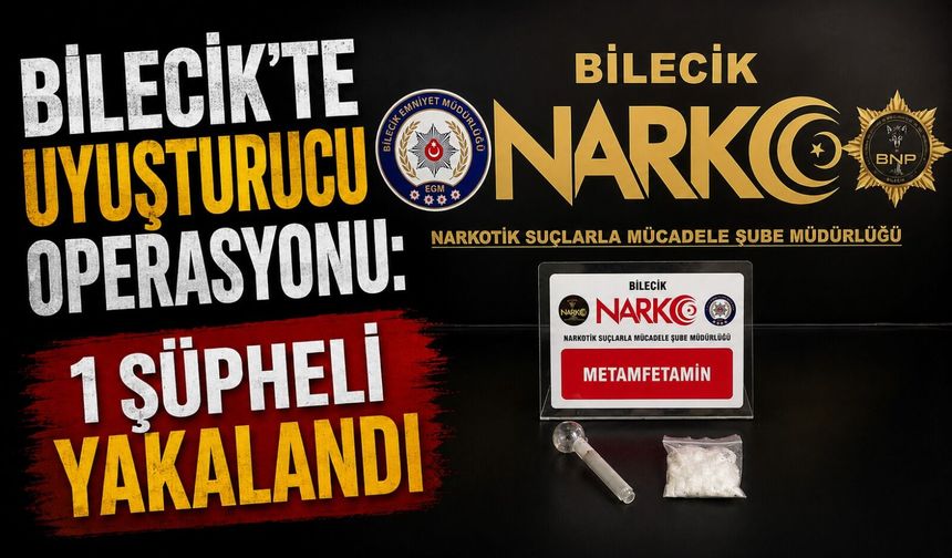 UYUŞTURUCU OPERASYONU: 1 ŞÜPHELİ YAKALANDI