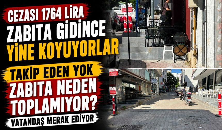 YAYALAR KALDIRIMDA YÜRÜYEMEMEKTEN ŞİKAYETÇİ