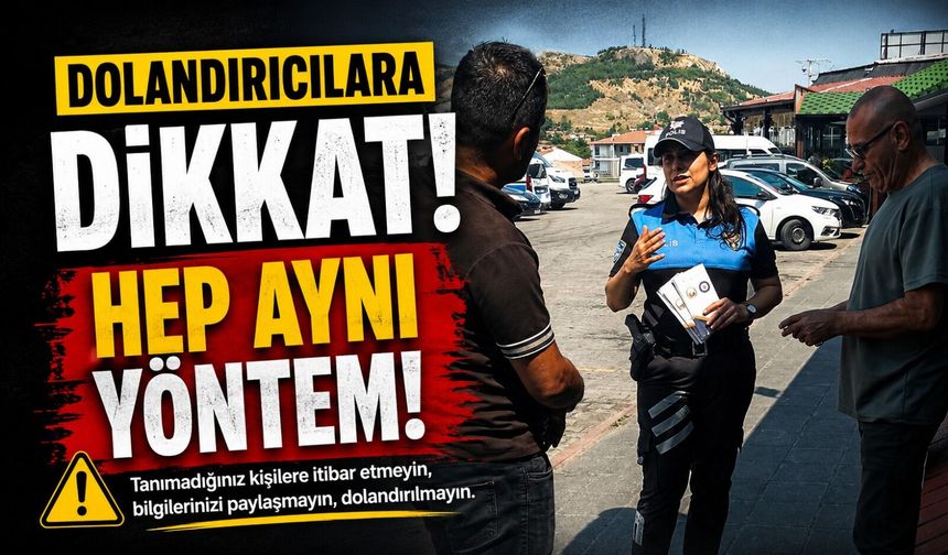 BİLECİK'TE DOLANDIRICILIK UYARISI